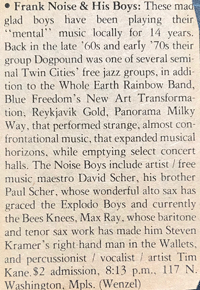 Frank Noise review